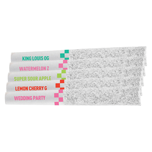 Claybourne - Flyers Frosted Infused Flight Pack Pre-Roll - Hybrid - 5x0.5g